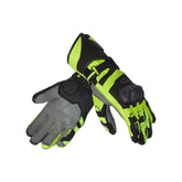 REBEL HORN - GUANTES PIEL FIGHTER BLACK/FLUO YELLOW - SECURTEX MOTOR S.L (t/a MaximoMoto)