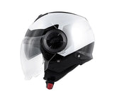 KAPPA KV37 EVO Moto Cara Abierta Casco Titanio Negro Mate Plata - CASCO