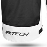 R-TECH SPIRAL MESH CHAQUETA DE MOTO DE HOMBRE TEXTIL NEGRO BLANCO VERDE