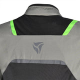 R-TECH SPIRAL MESH CHAQUETA DE MOTO DE HOMBRE TEXTIL HIELO GRIS AMARILLO FLOUR