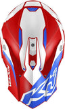 KAPPA KV49 Motocicleta Motocross Casco Rojo Blanco - CASCO