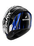 SHARK CASCO INTEGRAL SPARTAN RS HIBOLT Negro Azul Cromado