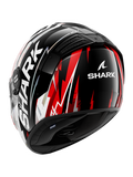 SHARK SPARTAN RS HIBOLT INTEGRAL Negro Rojo Cromado