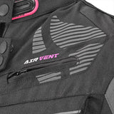R-TECH - KNIGHT RIDER 3IN1 LADY (Long) Negro/Fuschia - CHAQUETA