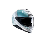 HJC I71 SERA MC2 Casco Integral Deportivo Moto Racing Blanco Azul