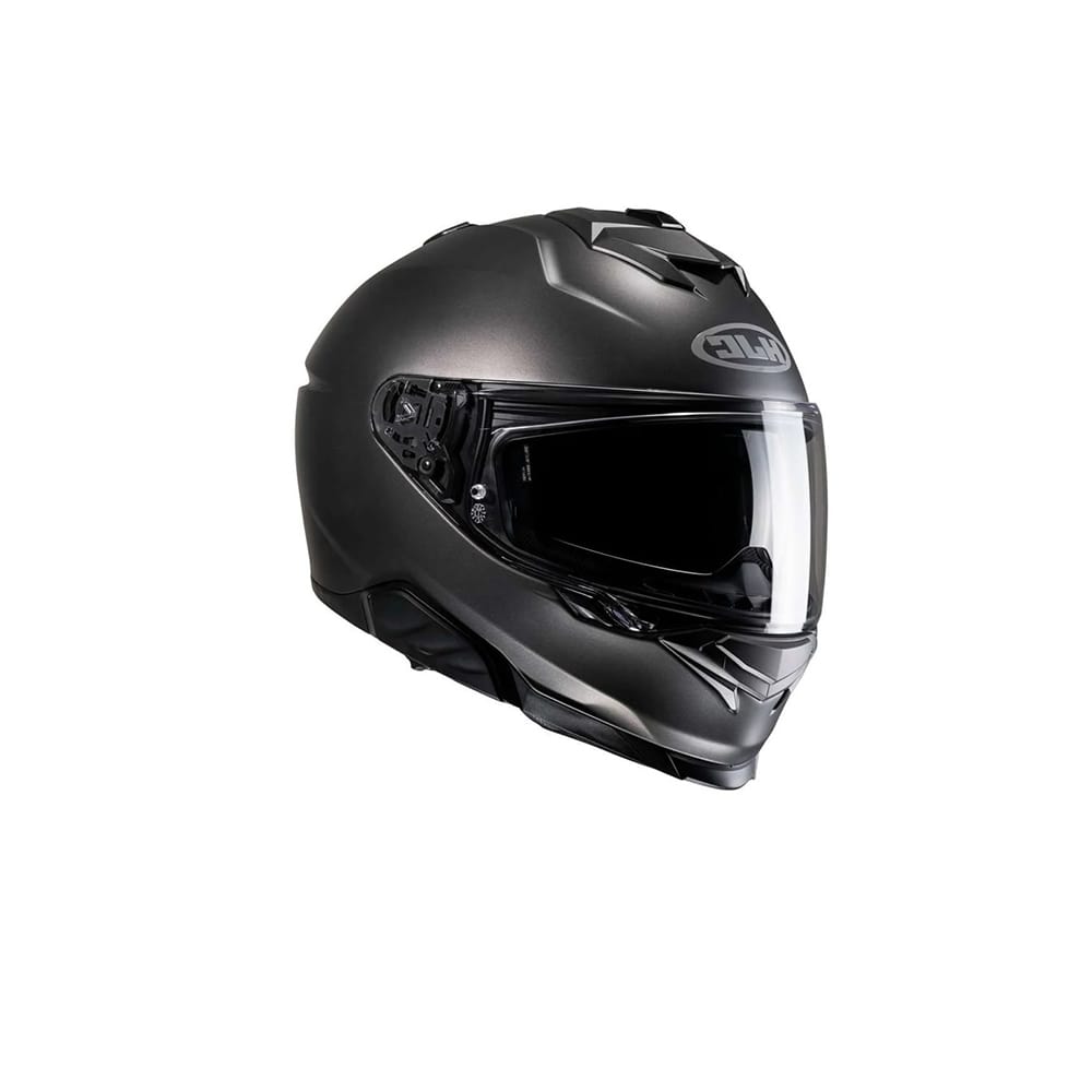 HJC I71 DEPORTIVO MOTOCICLETA CASCO INTEGRAL TITANIO SEMIPLANO