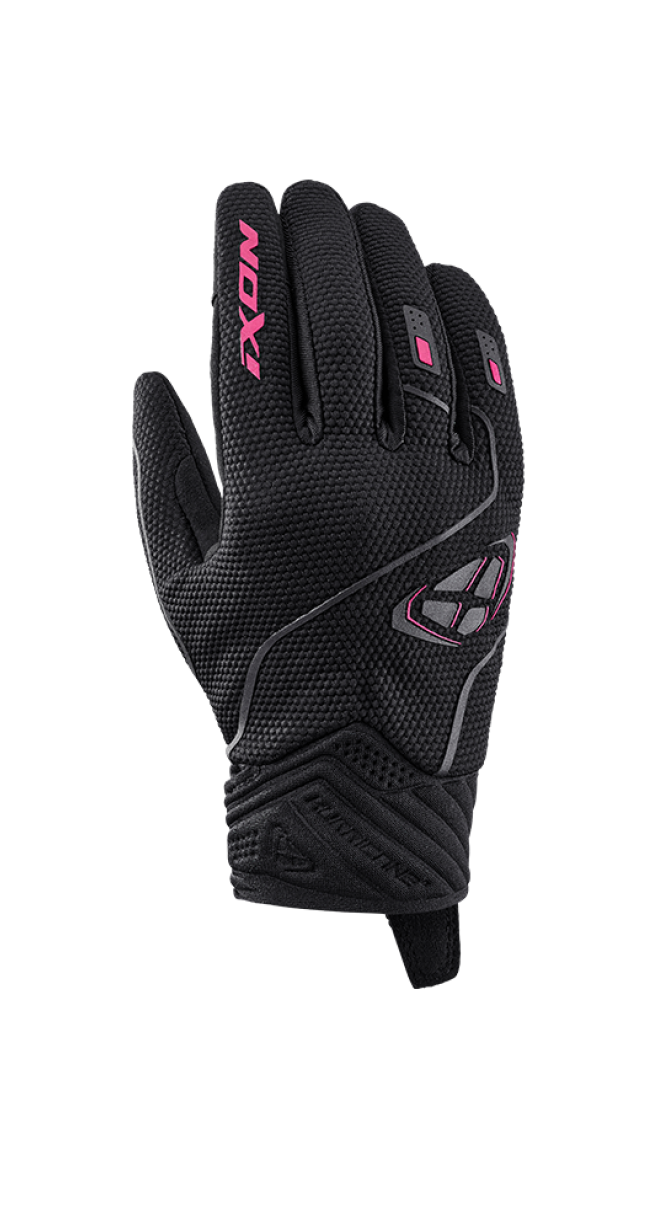 IXON HURRICANE 2 MUJER GUANTES MOTO NEGRO ROSA