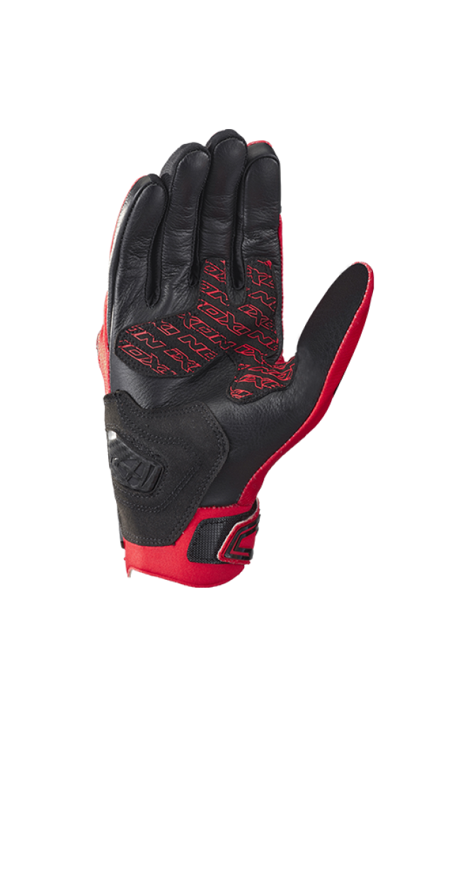 IXON Mirage Air hombres Roadster moto Guantes negro rojo