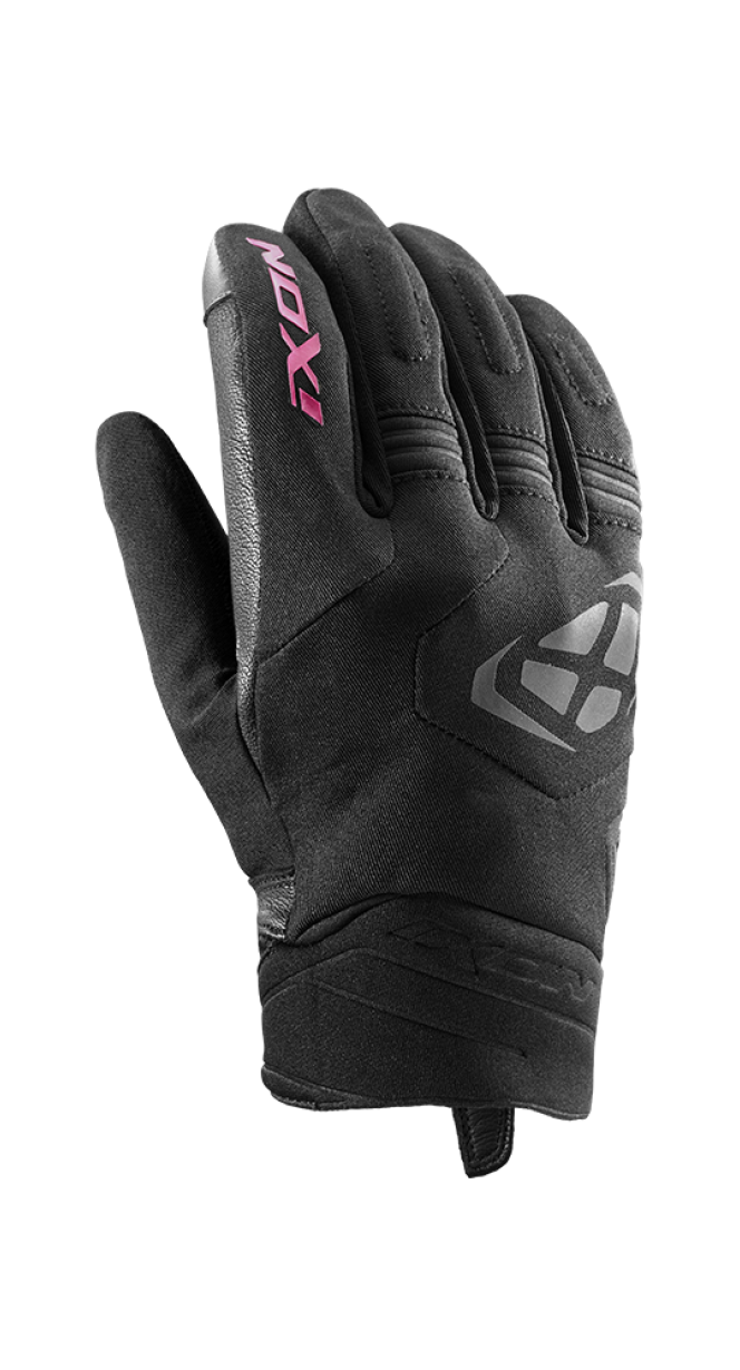 IXON MS MIG 2 WP MUJER GUANTES MOTO NEGRO ROSA