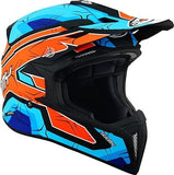 SUOMY-CASCOS X-WING SUBATOMIC MATT ORANGE/BLUE - SECURTEX MOTOR S.L (t/a MaximoMoto)