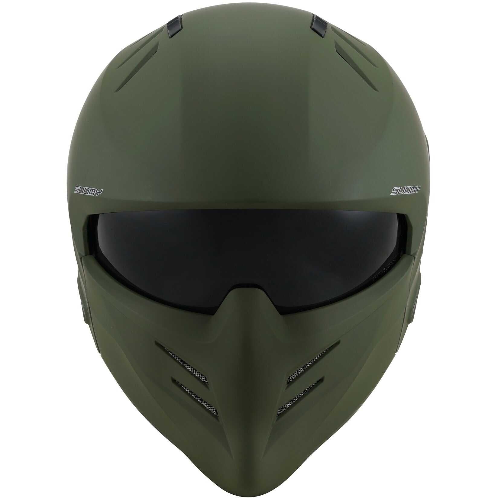 SUOMY-CASCOS ARMOR PLAIN MATT ARMY GREEN E06 - SECURTEX MOTOR S.L (t/a MaximoMoto)