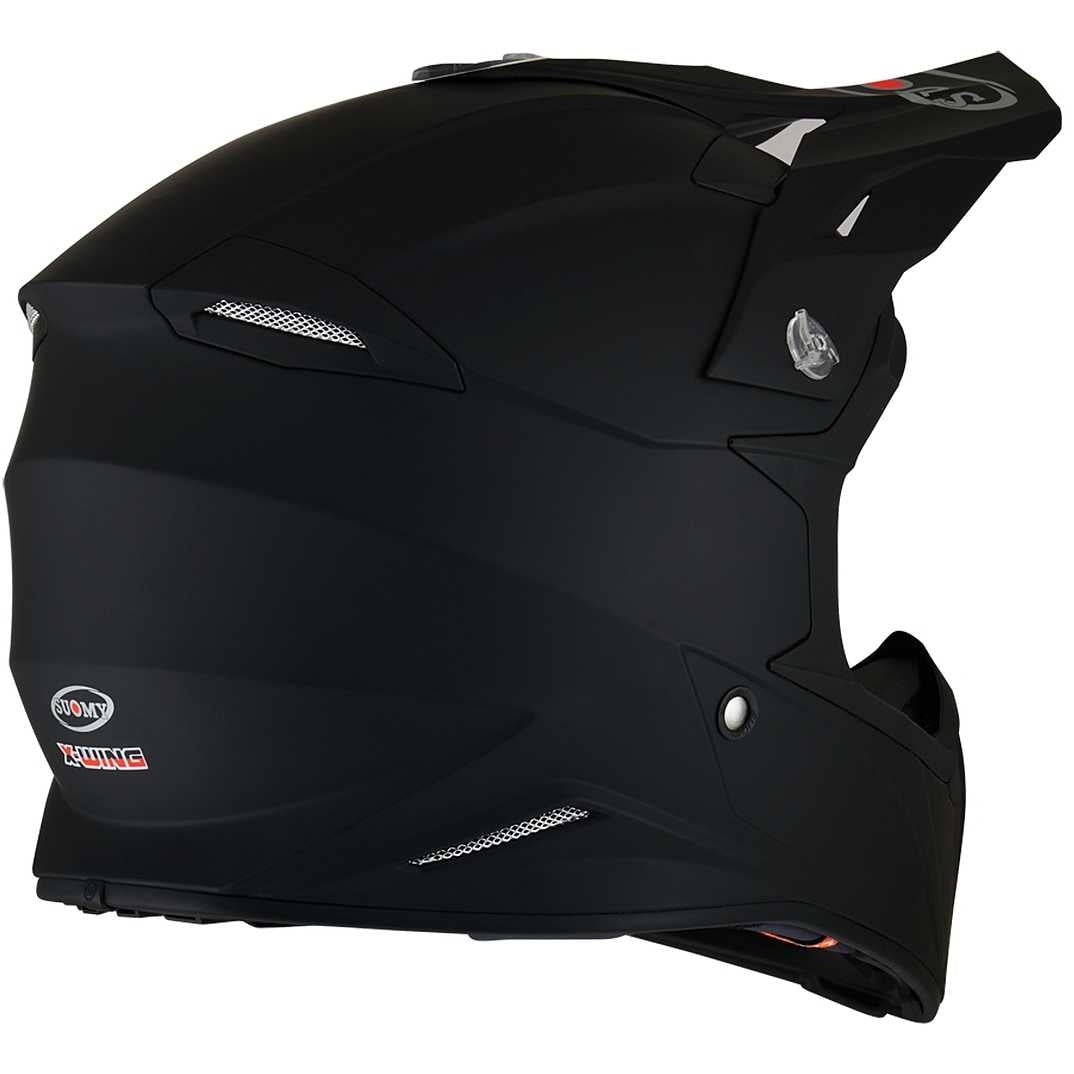 SUOMY-CASCOS X-WING PLAIN MATT BLACK - SECURTEX MOTOR S.L (t/a MaximoMoto)
