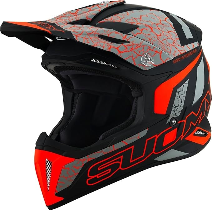 SUOMY-CASCOS X-WING REEL MATT ORANGE FLUO - SECURTEX MOTOR S.L (t/a MaximoMoto)
