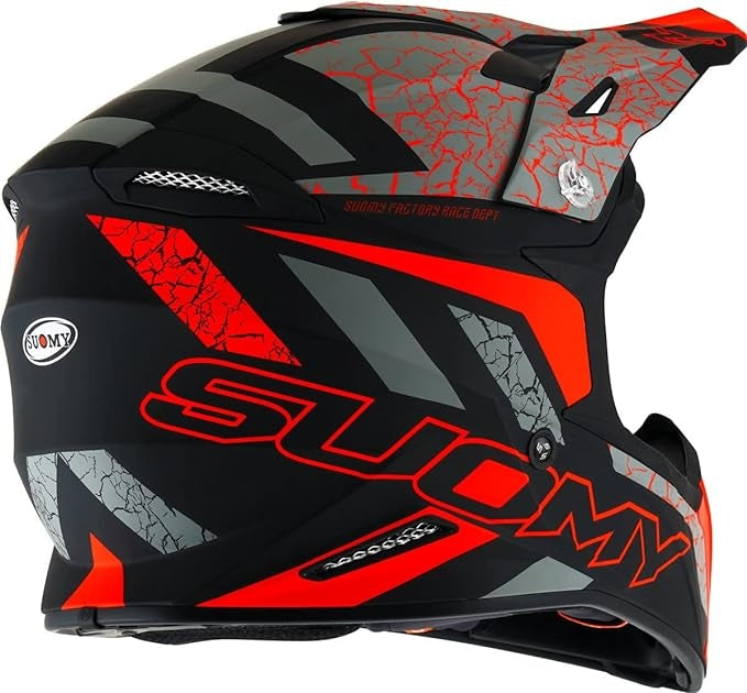 SUOMY-CASCOS X-WING REEL MATT ORANGE FLUO - SECURTEX MOTOR S.L (t/a MaximoMoto)