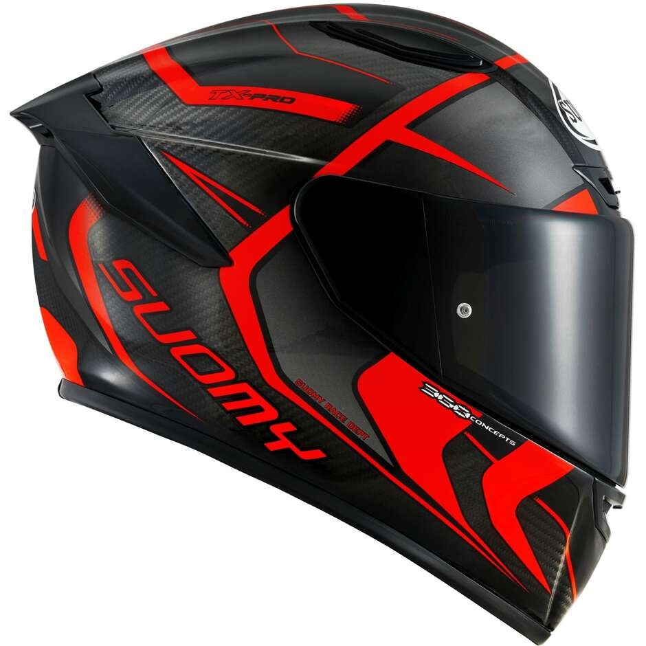 SUOMY-CASCOS TX-PRO ADVANCE RED FLUO - SECURTEX MOTOR S.L (t/a MaximoMoto)
