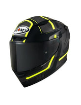 SUOMY-CASCOS TRACK-1 NINETY SEVEN MATT GUN METAL/YELLOW - SECURTEX MOTOR S.L (t/a MaximoMoto)
