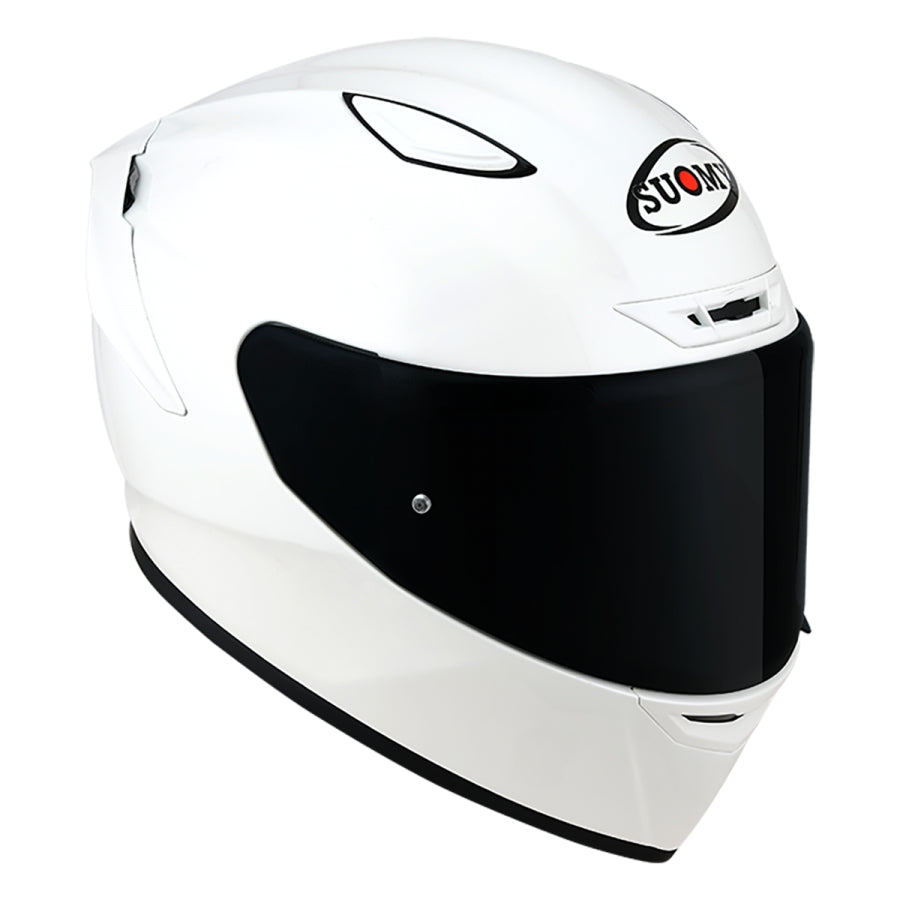 SUOMY-CASCOS TRACK-1 PLAIN WHITE E06 - SECURTEX MOTOR S.L (t/a MaximoMoto)