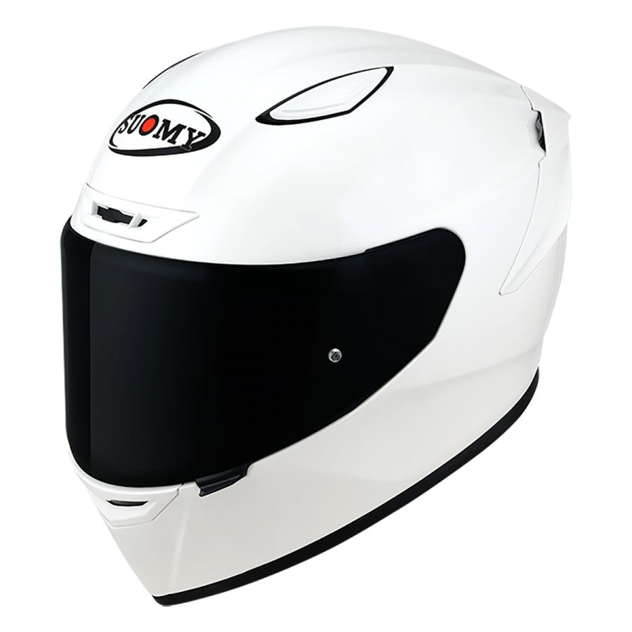 SUOMY-CASCOS TRACK-1 PLAIN WHITE E06 - SECURTEX MOTOR S.L (t/a MaximoMoto)