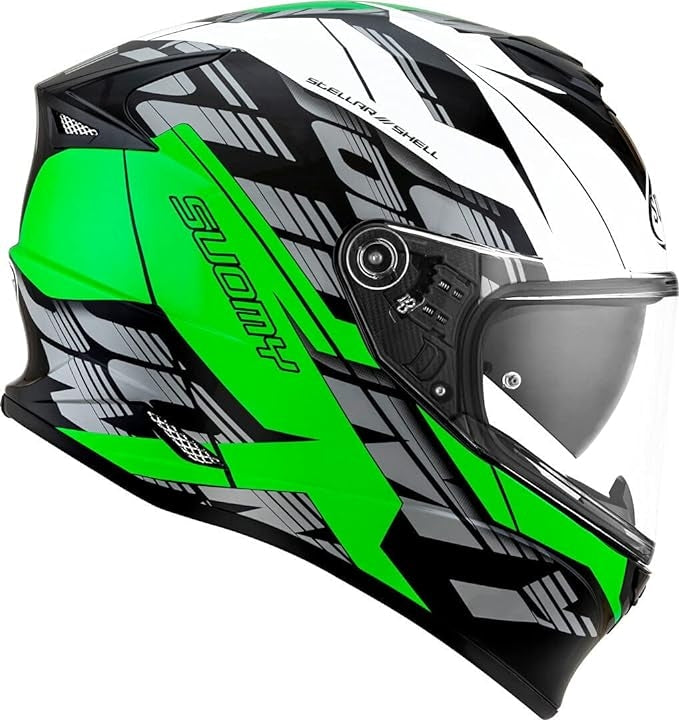 SUOMY-CASCOS STELLAR CORNER GREEN - SECURTEX MOTOR S.L (t/a MaximoMoto)