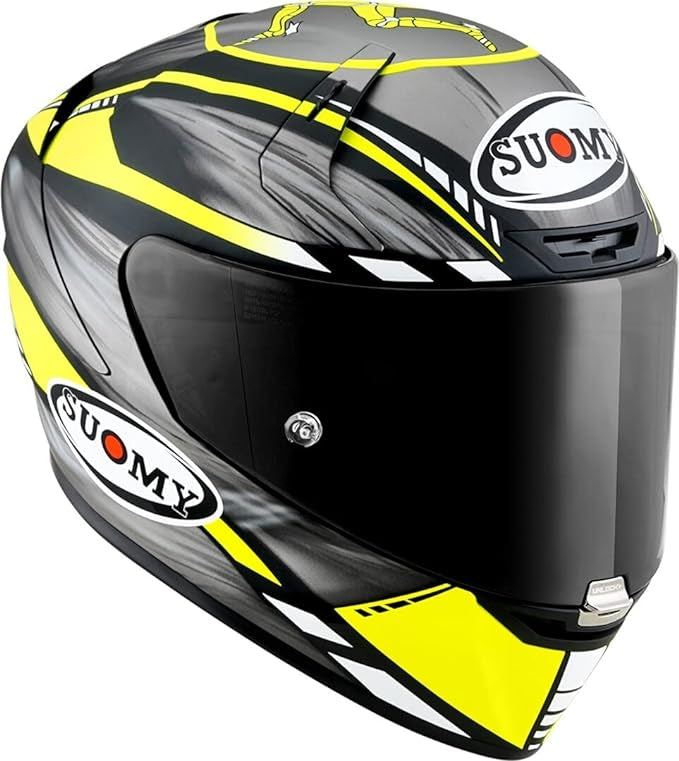 SUOMY-CASCOS SR-GP ON BOARD GREY/YLW FLUO MATT - SECURTEX MOTOR S.L (t/a MaximoMoto)
