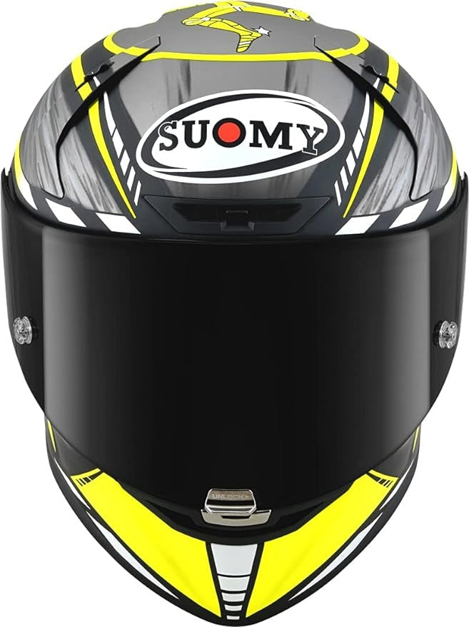 SUOMY-CASCOS SR-GP ON BOARD GREY/YLW FLUO MATT - SECURTEX MOTOR S.L (t/a MaximoMoto)