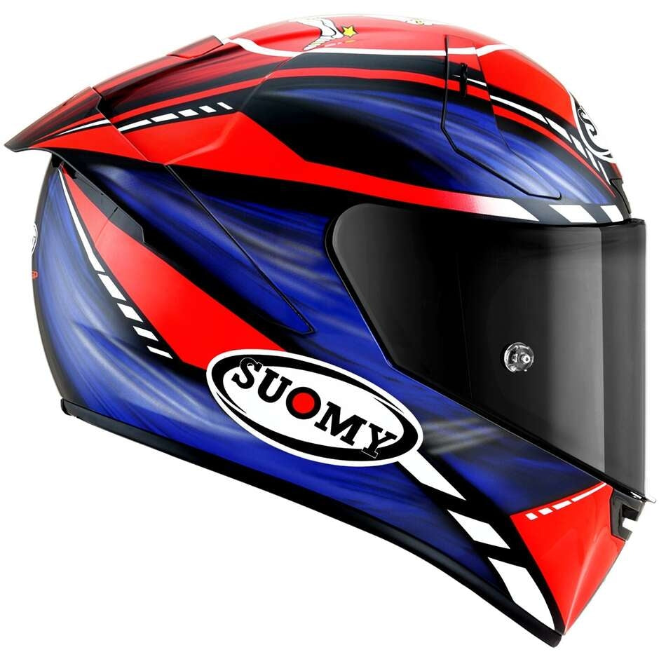 SUOMY-CASCOS SR-GP ON BOARD BLUE/RED FLUO - SECURTEX MOTOR S.L (t/a MaximoMoto)