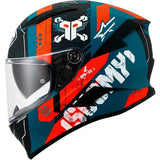 SUOMY-CASCOS SPEEDSTAR TACTIC MATT DARK GREEN/WHITE - SECURTEX MOTOR S.L (t/a MaximoMoto)