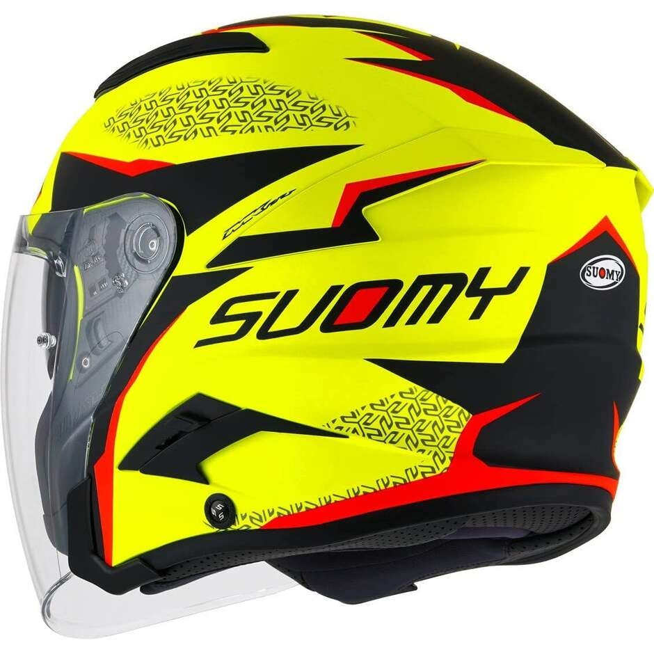SUOMY-CASCOS SPEEDJET LUMINISM MATT YELLOW FLUO/XS - SECURTEX MOTOR S.L (t/a MaximoMoto)