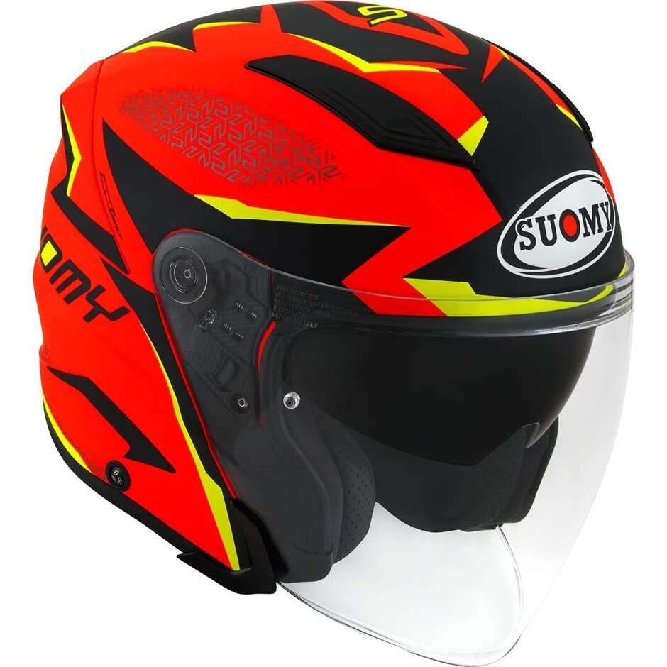 SUOMY-CASCOS SPEED JET LUMINISM MATT RED - SECURTEX MOTOR S.L (t/a MaximoMoto)