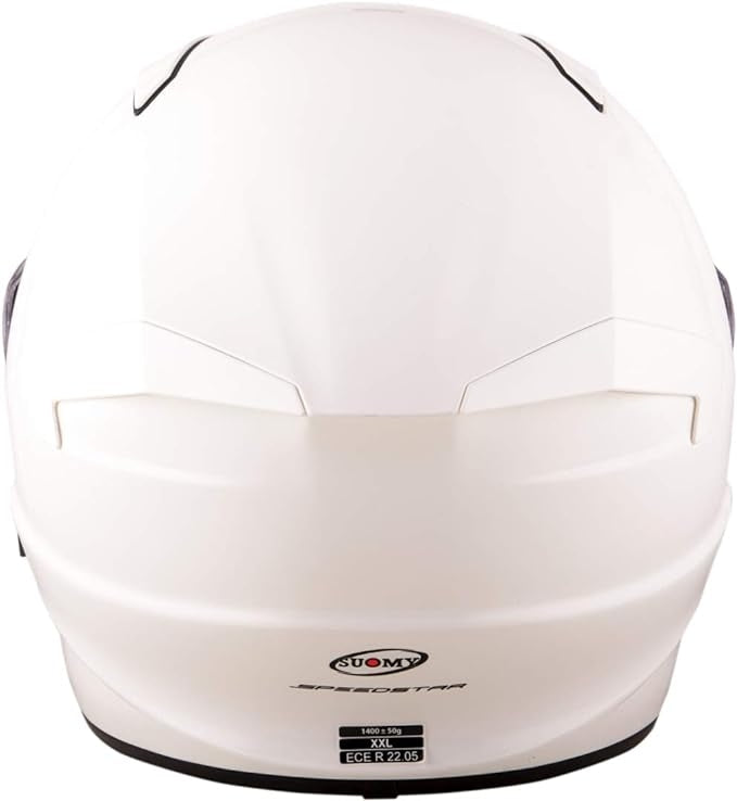 SUOMY-CASCOS SPEED STAR PLAIN PEARL WHITE - SECURTEX MOTOR S.L (t/a MaximoMoto)