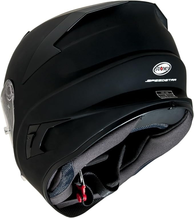 SUOMY-CASCOS SPEEDSTAR PLAIN MATT BLACK - SECURTEX MOTOR S.L (t/a MaximoMoto)