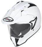 SUOMY-CASCOS MX TOURER PLAIN WHITE - SECURTEX MOTOR S.L (t/a MaximoMoto)