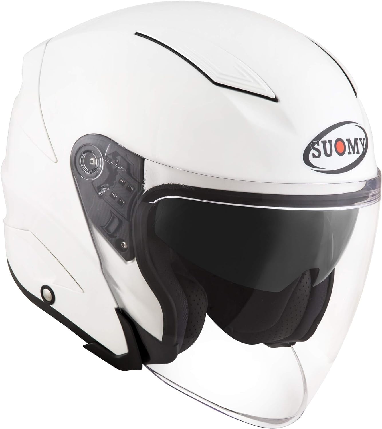 SUOMY-CASCOS SPEEDJET PLAIN WHITE - SECURTEX MOTOR S.L (t/a MaximoMoto)