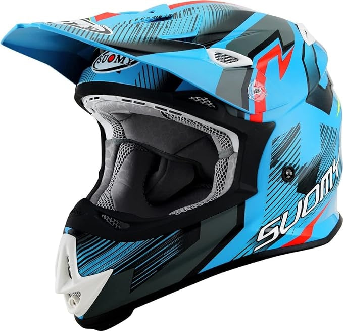 SUOMY-CASCOS MR JUMP UNLEASHED BLUE/YELLOW - SECURTEX MOTOR S.L (t/a MaximoMoto)