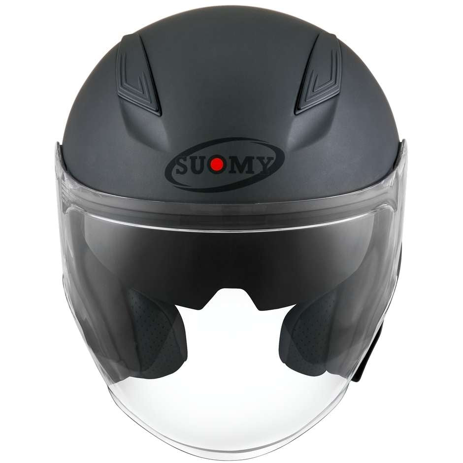 SUOMY-CASCOS SPEEDJET PLAIN MATT ANTHRACITE - SECURTEX MOTOR S.L (t/a MaximoMoto)