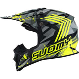 SUOMY-CASCOS MX SPEED PRO SERGEANT MATT GREY/YELLOW FLUO - SECURTEX MOTOR S.L (t/a MaximoMoto)