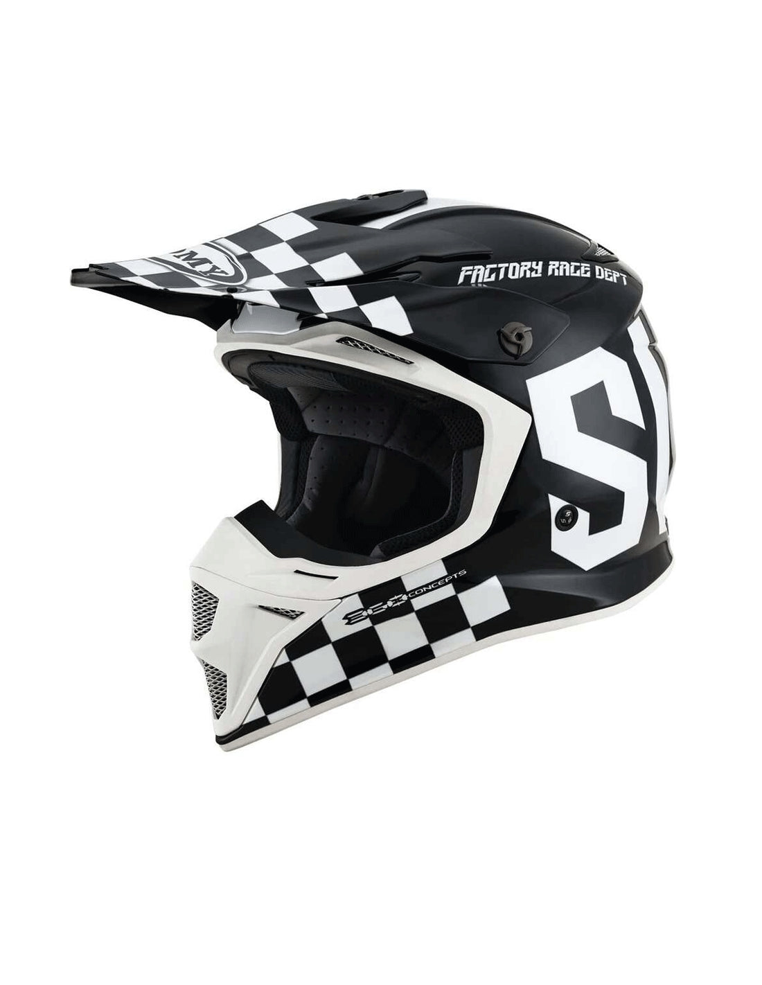 SUOMY-CASCOS MX SPEED PRO MASTER BLACK/WHITE - SECURTEX MOTOR S.L (t/a MaximoMoto)