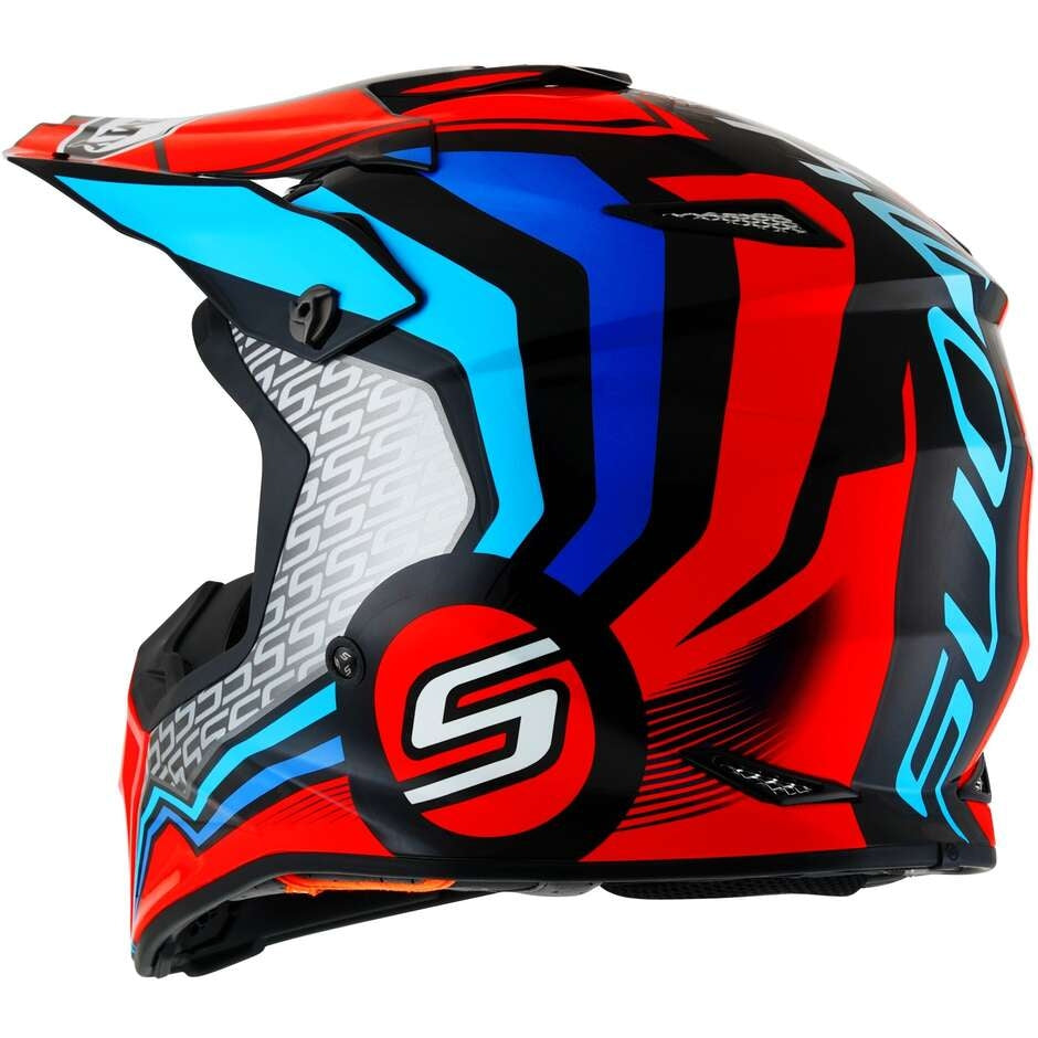 SUOMY-CASCOS MX SPEED PRO FORWARD ORANGE/BLUE - SECURTEX MOTOR S.L (t/a MaximoMoto)