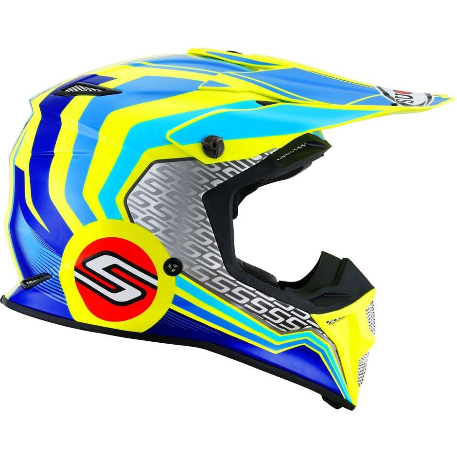 SUOMY-CASCOS MX SPEED PRO FORWARD BLUE/YELLOW - SECURTEX MOTOR S.L (t/a MaximoMoto)