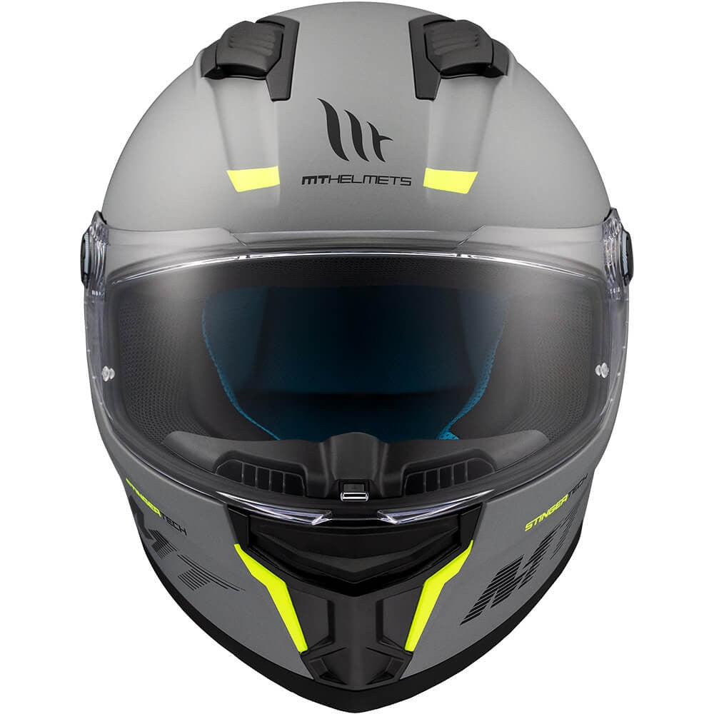 MT - Casco Integral Stinger 2 Solid A12 Gris/Matt - SECURTEX MOTOR S.L (t/a MaximoMoto)