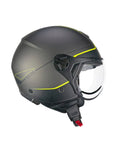 CGM 167G FLO WAY Casco Jet Antracita Amarillo Fluo Satinado - CASCO