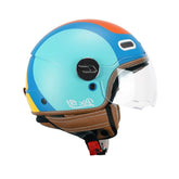 CGM 191G PIX SPRINT ABIERTO CASCO Naranja mate azul cielo