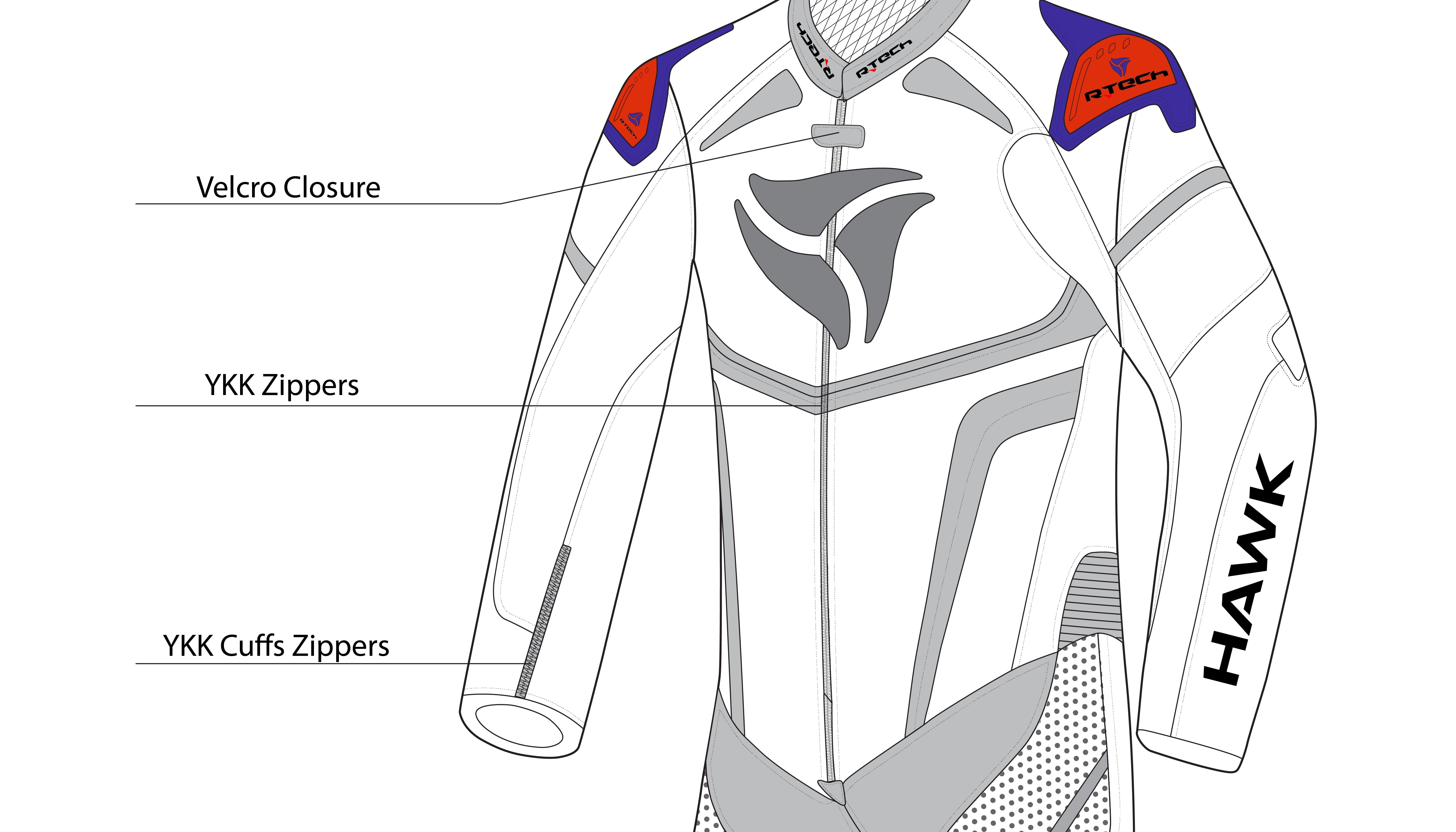 r-tech-mono-1pc-hawk-negro-blanco-rojo-front-top-infographic