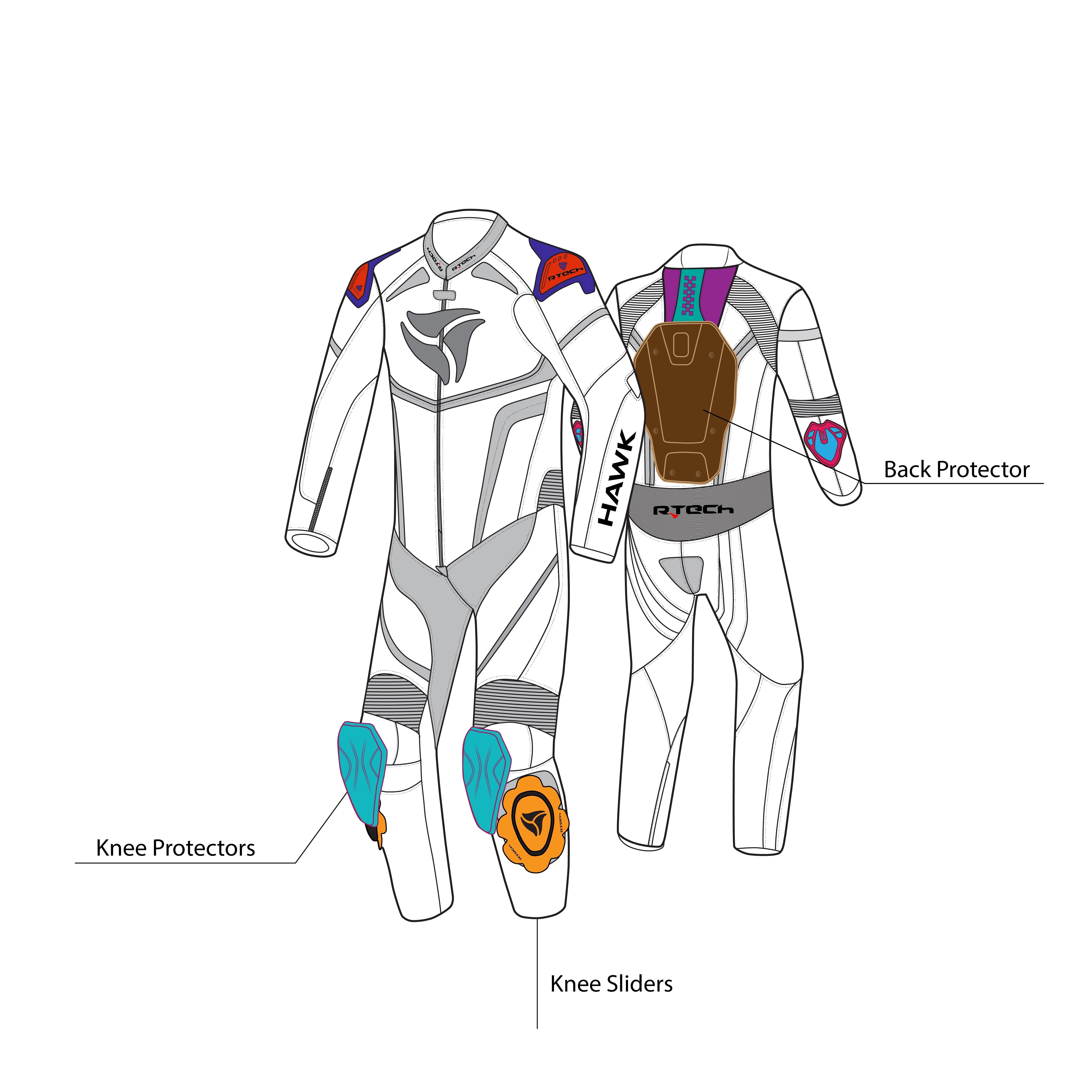 r-tech-mono-1pc-hawk-negro-blanco-rojo-full-front-back-view