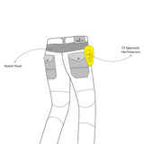 BELA - Pantalón Textil Alpha (MXD-404) Azul Denim