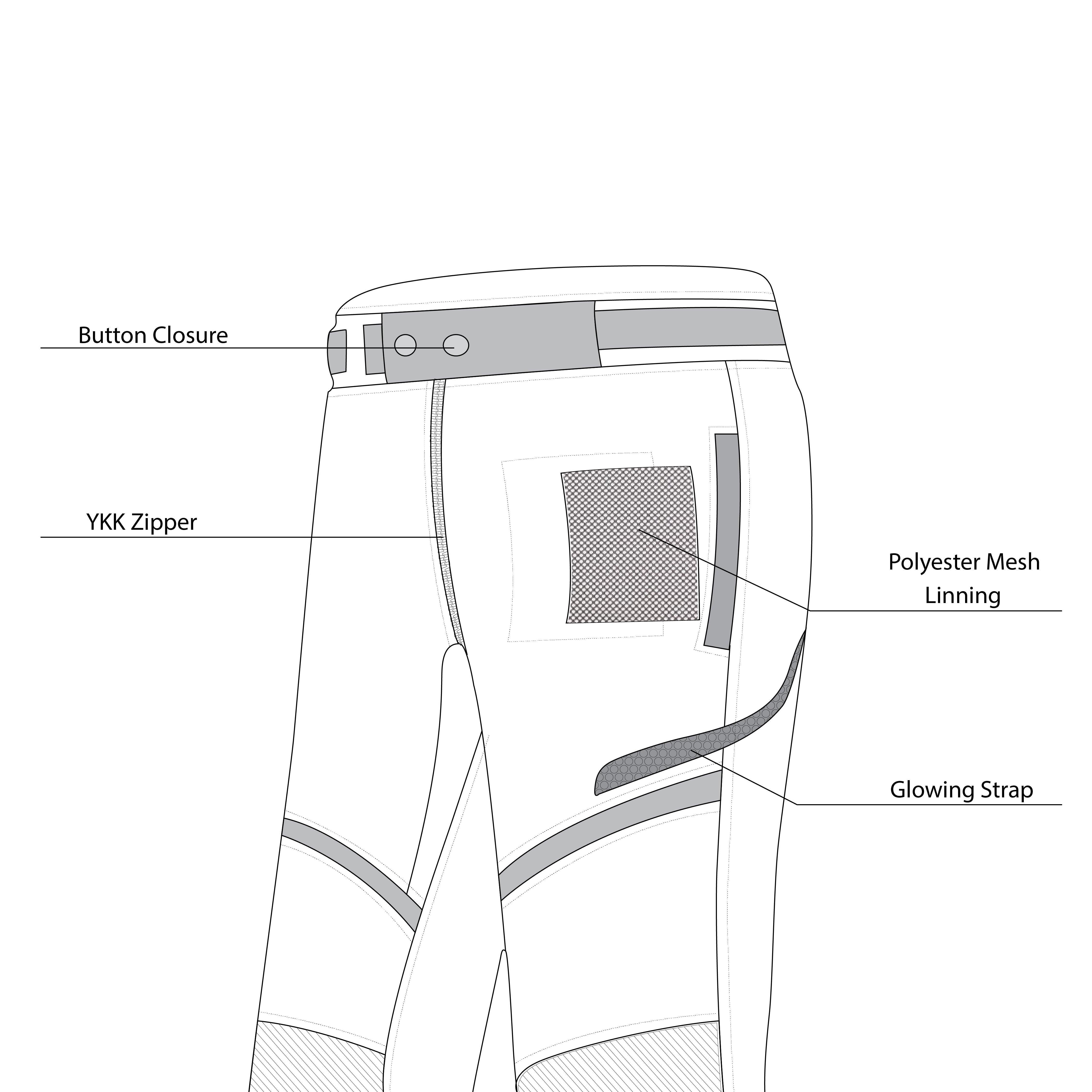 BELA - Pantalón Calm Digger Man Negro - SECURTEX MOTOR S.L (t/a MaximoMoto)