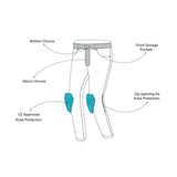 BELA - Pantalón Jeans Rio Ladies Negro - SECURTEX MOTOR S.L (t/a MaximoMoto)