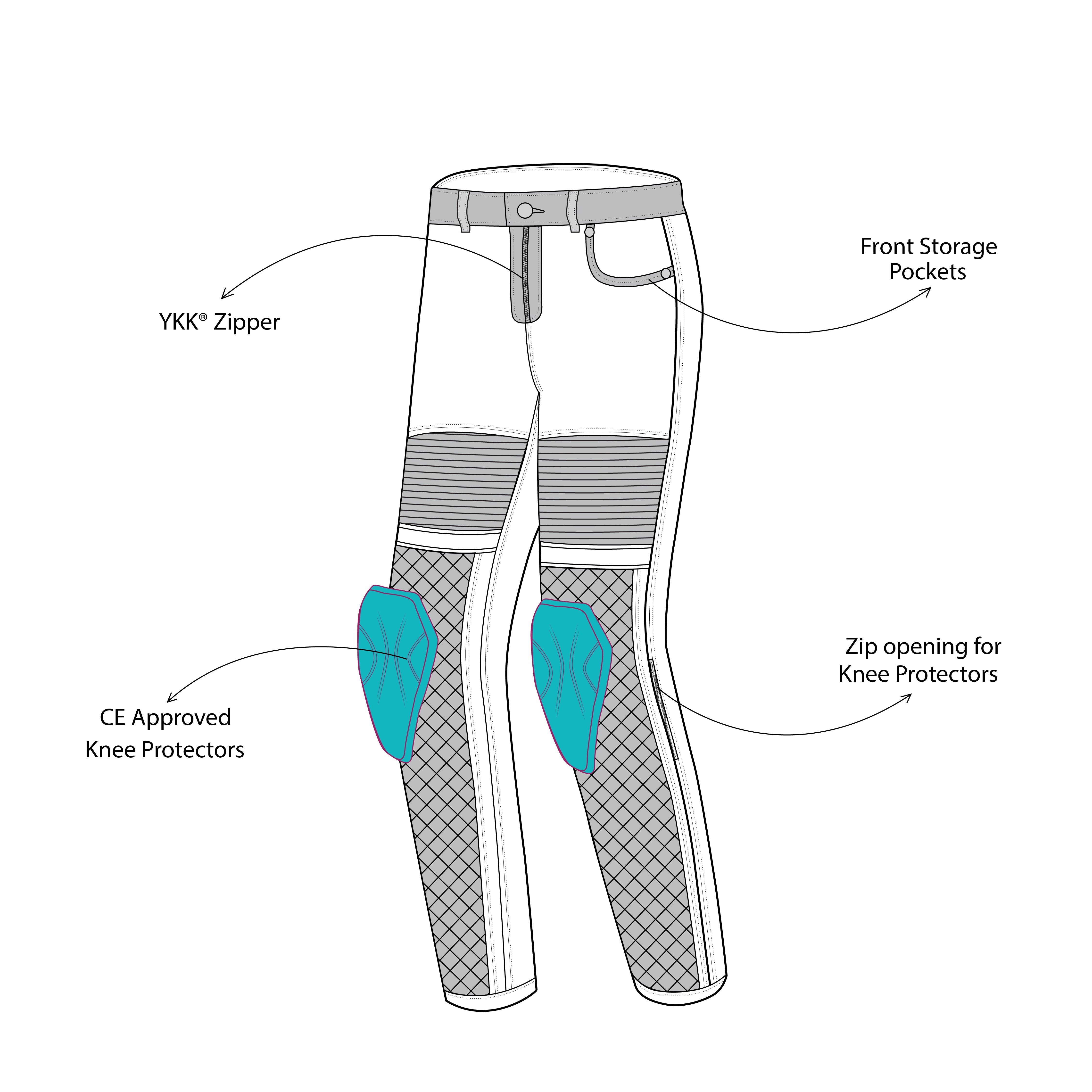 BELA - Pantalón Jeans Street Lady Negro - SECURTEX MOTOR S.L (t/a MaximoMoto)