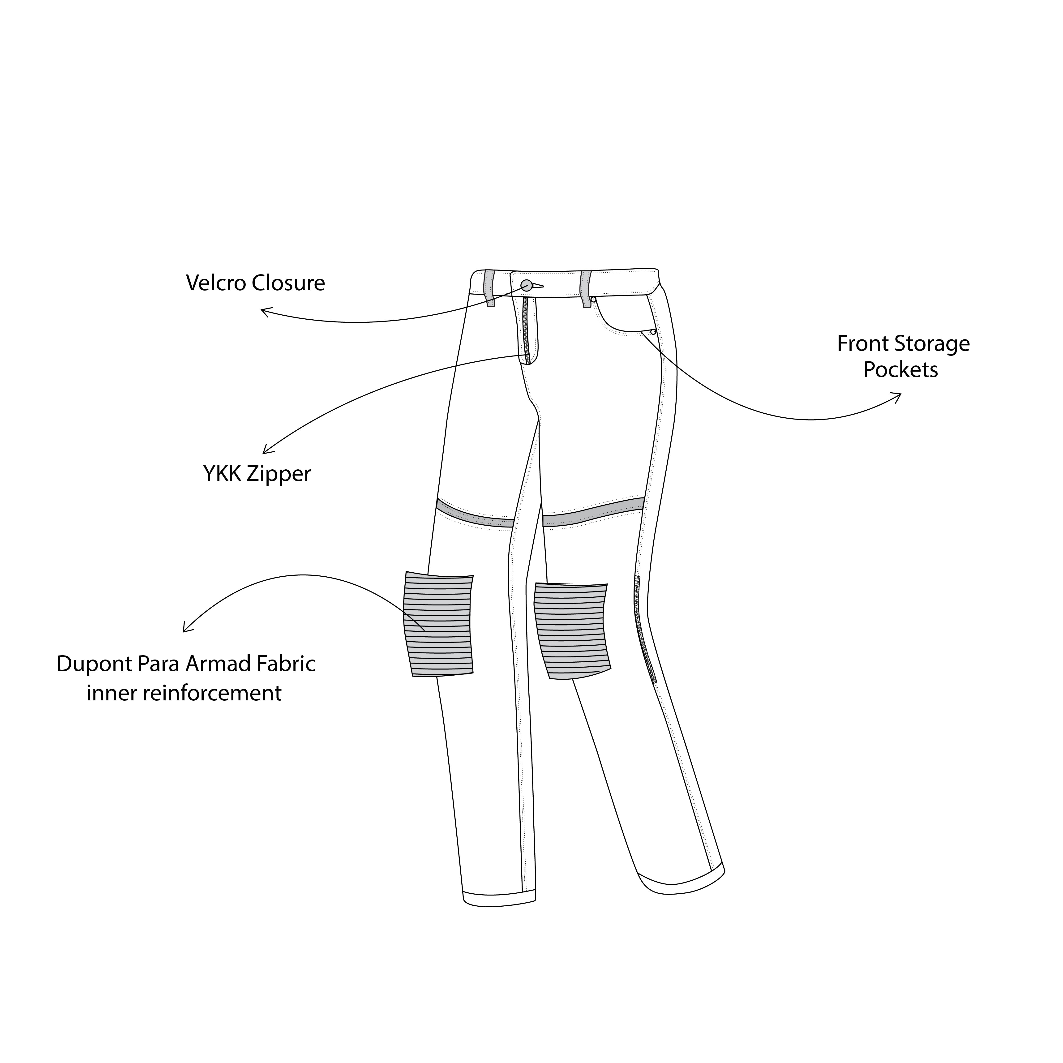 BELA - PANTALÓN TEXTIL STROKE (MXD-406) AZUL SUCIO - SECURTEX MOTOR S.L (t/a MaximoMoto)
