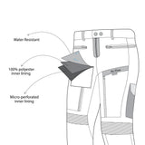 BELA - Pantalón Textil Transformer Gris/Negro/Rojo - SECURTEX MOTOR S.L (t/a MaximoMoto)